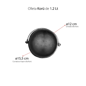 Olleta de hierro fundido Koru